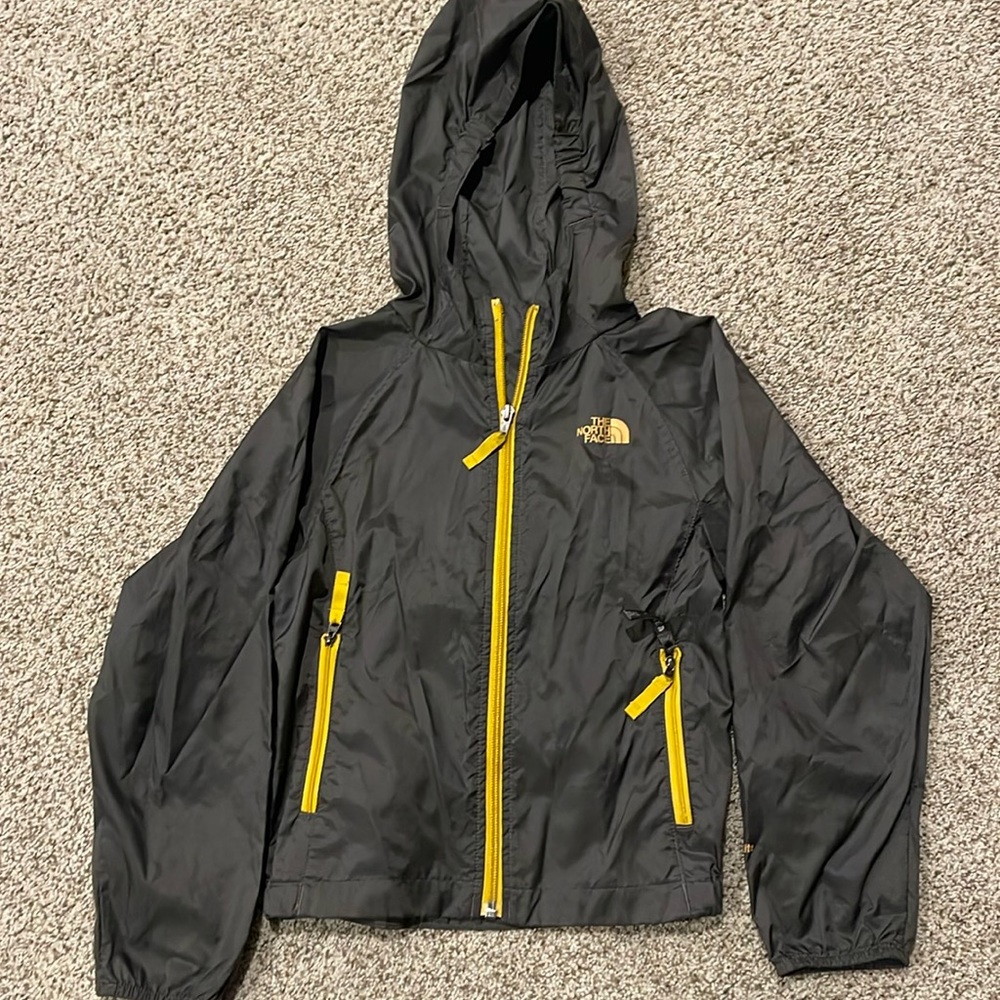 North face jacket, wind breaker/ rain coat.